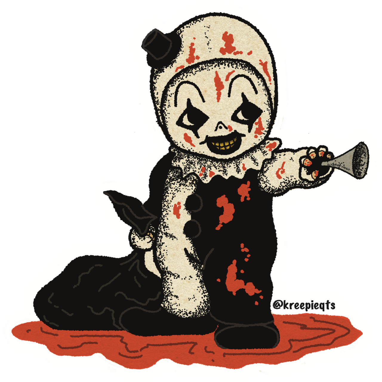 Killer Clown Baby Parody Sticker