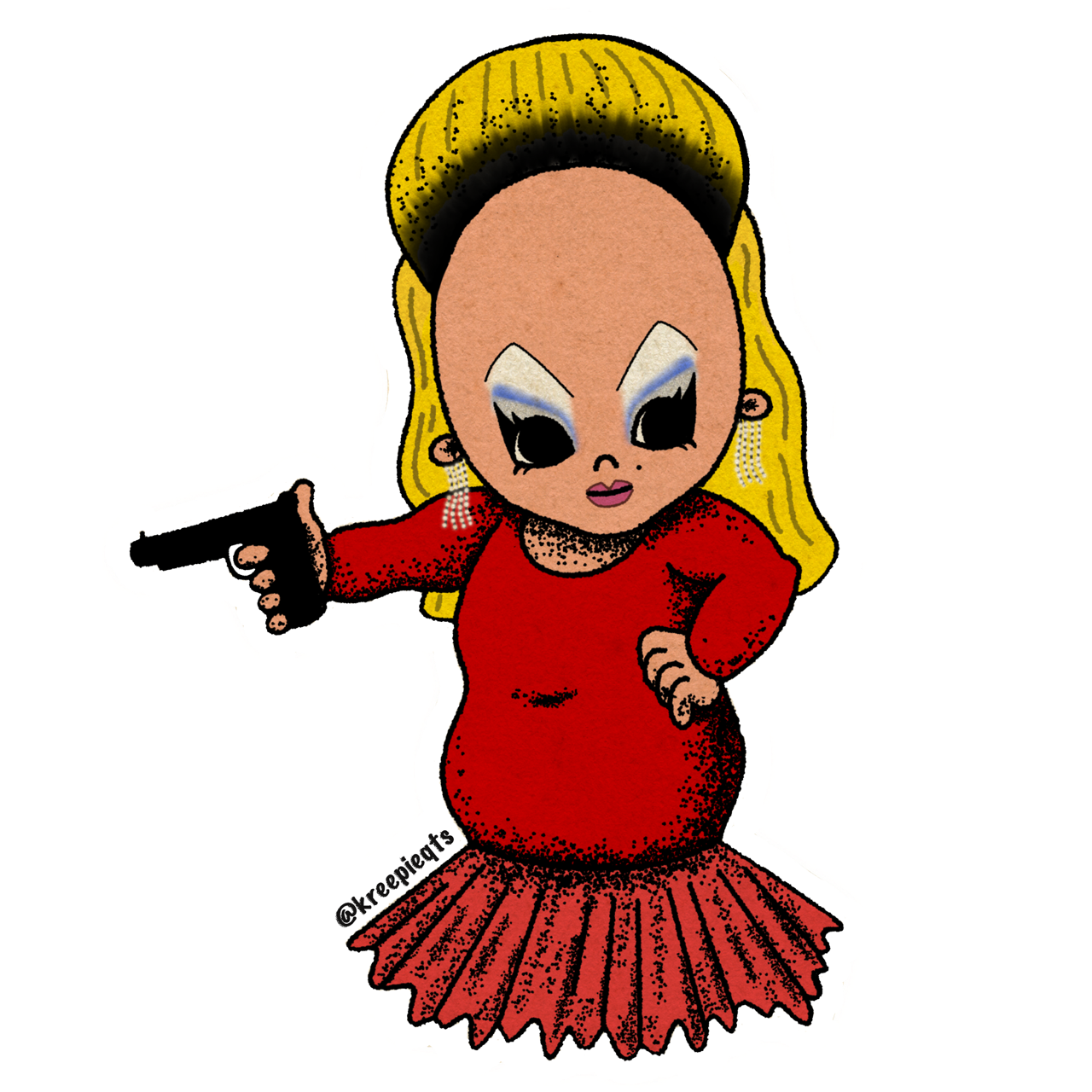 Filth is my life! Divine Tribute Sticker