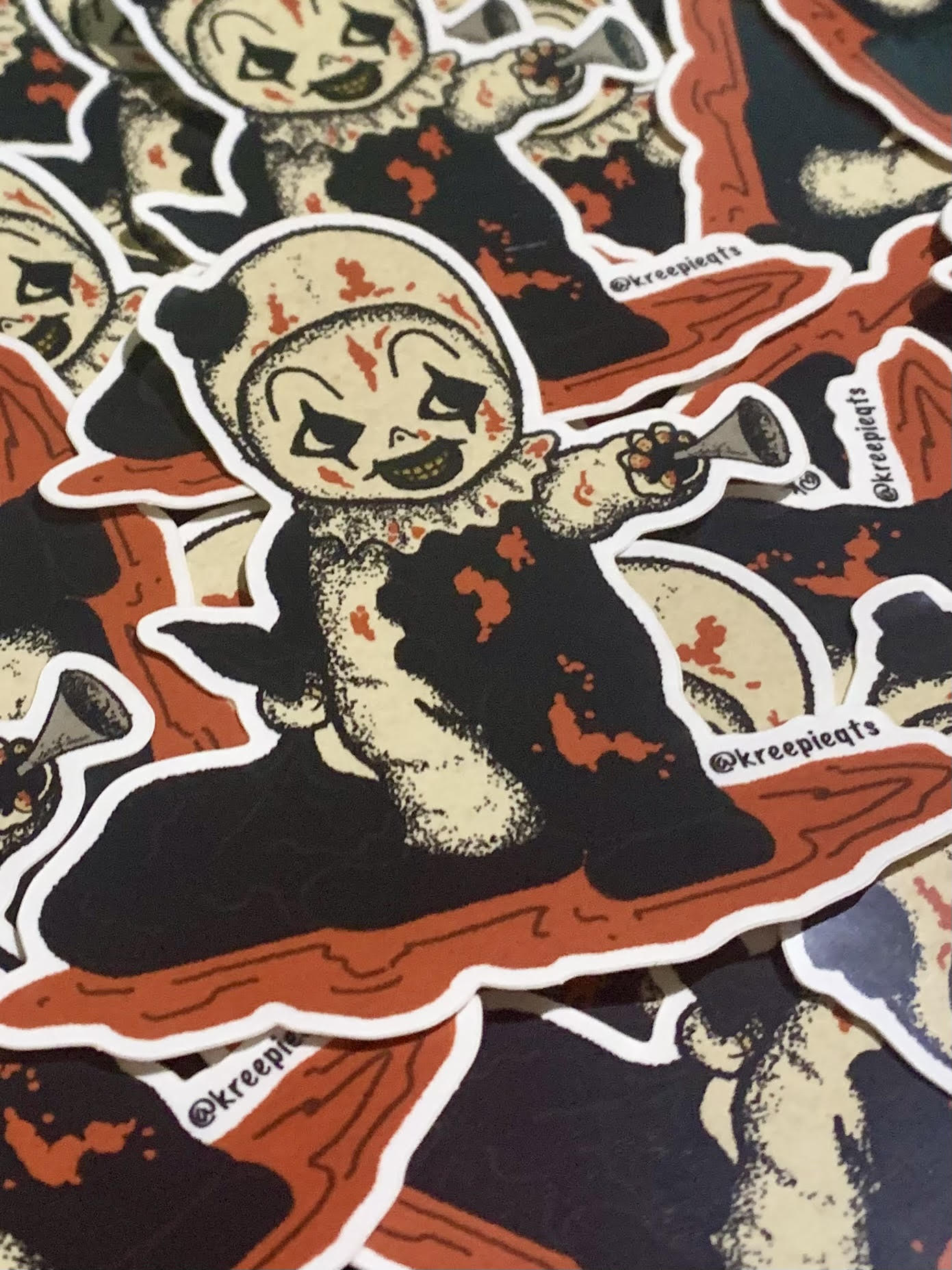 Killer Clown Baby Parody Sticker