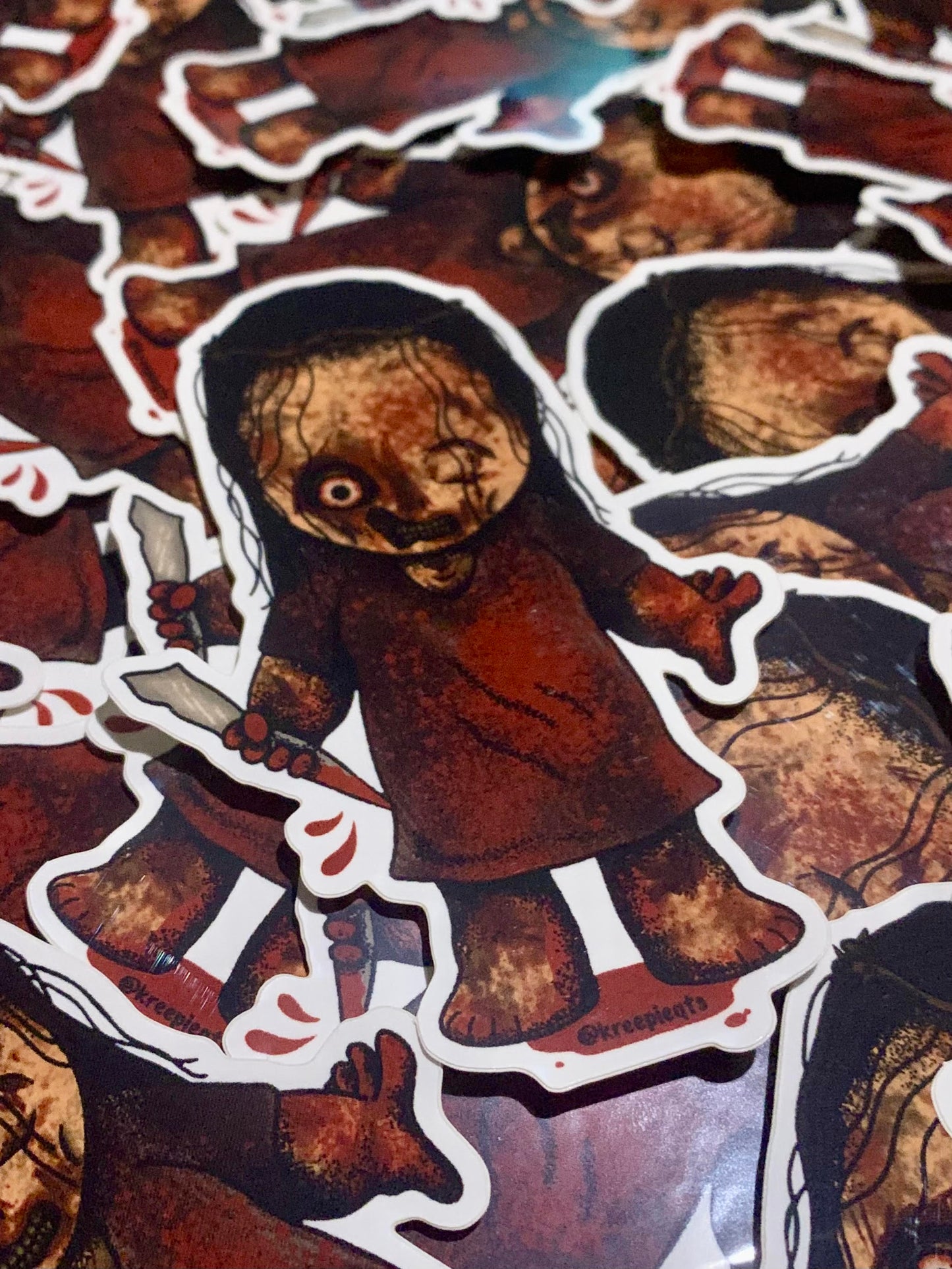 Icky Vicky Parody Sticker